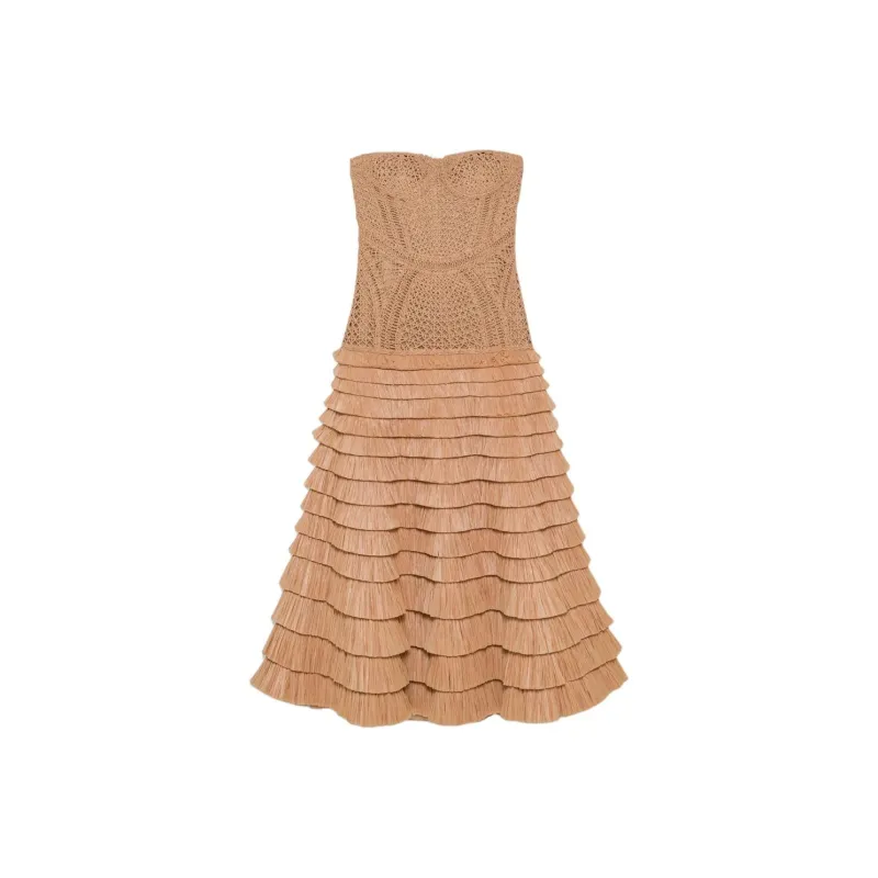 JONATHAN SIMKHAI Sleeveless Dress Women's Brown-0