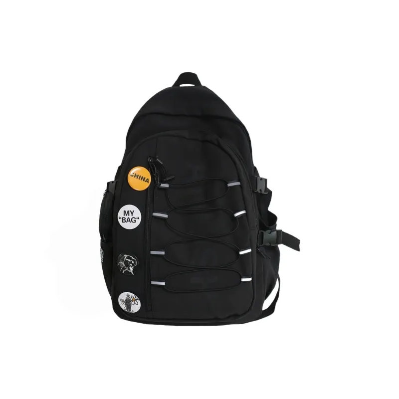 Vack Nylon Backpack Unisex Multicolor-5