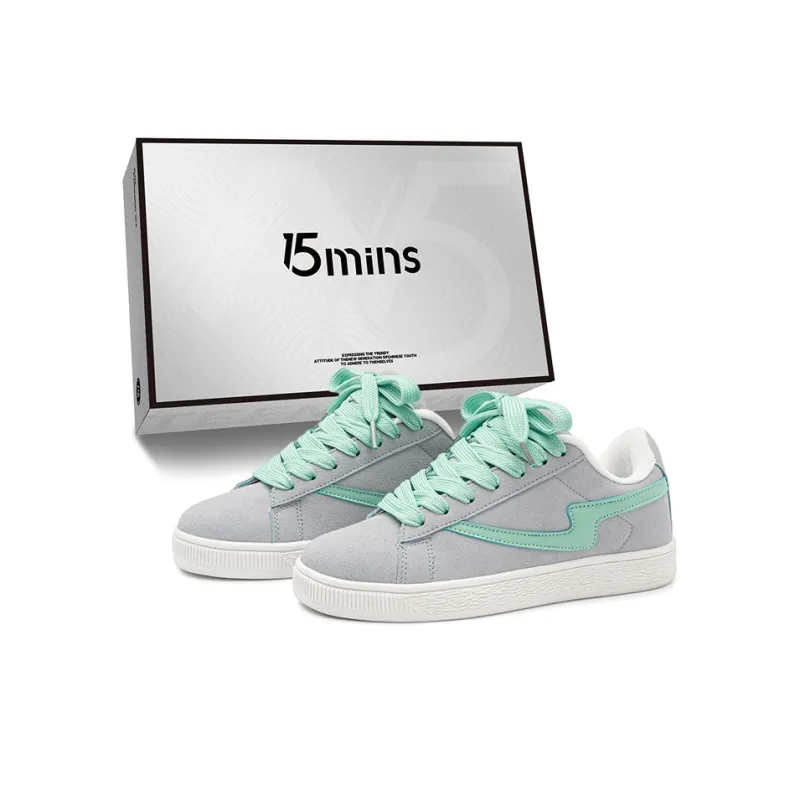 15 MINS Anti Slip Wear Resistant Low Top Skateboard Shoes Unisex-1