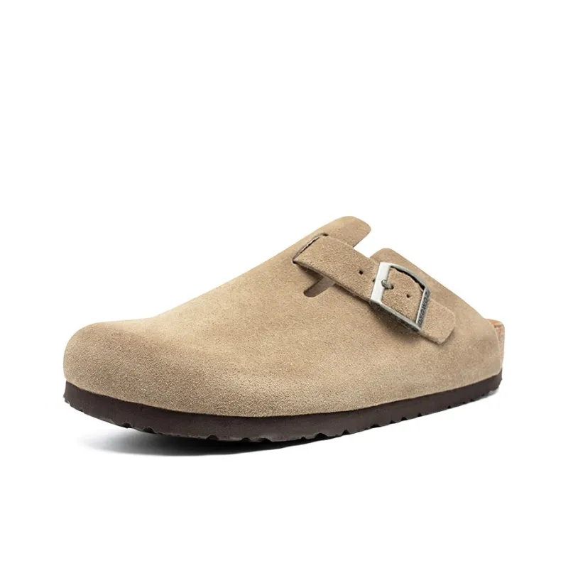 East Garden Works EVA Cork Sole Slip Resistant Abrasion Resistant Birkenstock Closed Toe Slippers Unisex-2