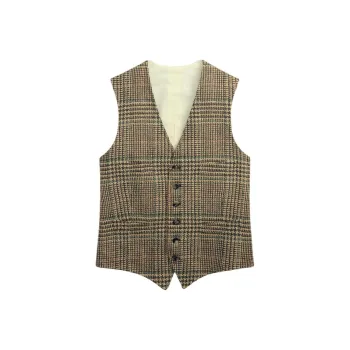 Polo Ralph Lauren Vest Men's Brown Yellow