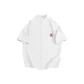 [Flaxen Stand-Up Collar]White (Ho Red Seal Chest Logo)