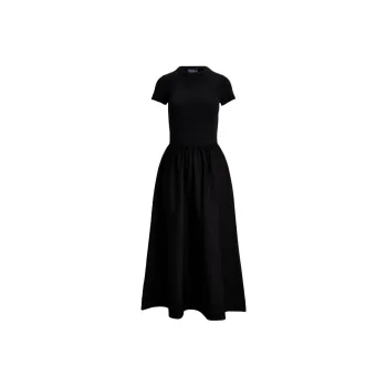 Polo Ralph Lauren Short Sleeved Dress Women's Black