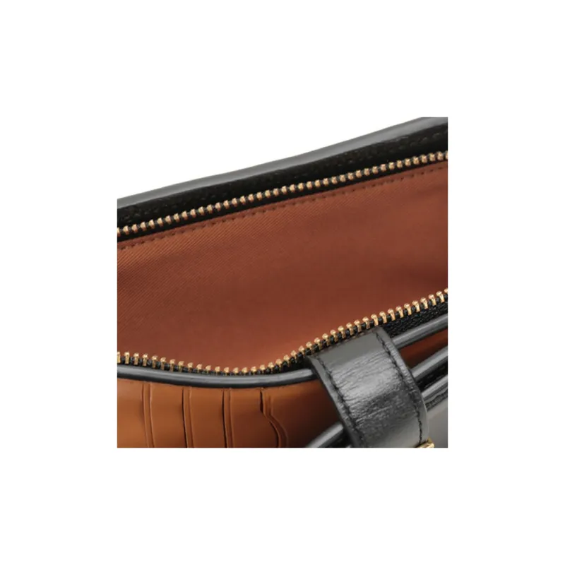 COACH Hutton Leather Clutch Wallet Women's Black-4