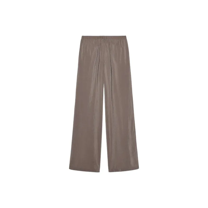 ZARA Casual Pants Women's Chocolates Brown-1