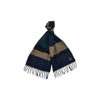 BARBOUR Knit Scarves Men's Dark Blue