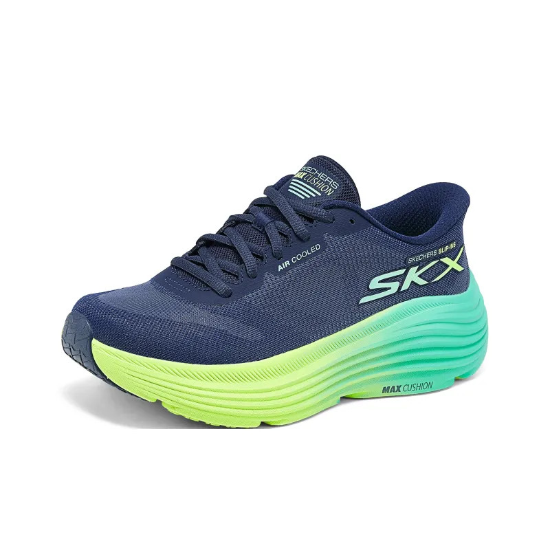 Skechers WOMEN'S GO Series Cushioning Low Top Running Shoes Women's Navy-2