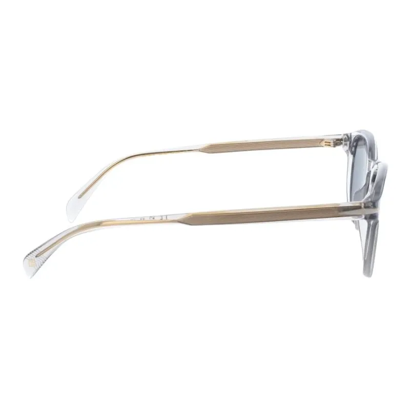 David Beckham Acetate Oval Sunglasses Men's Transparent-1