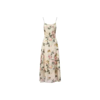 DOKZB Slip Dresses Women's Apricot