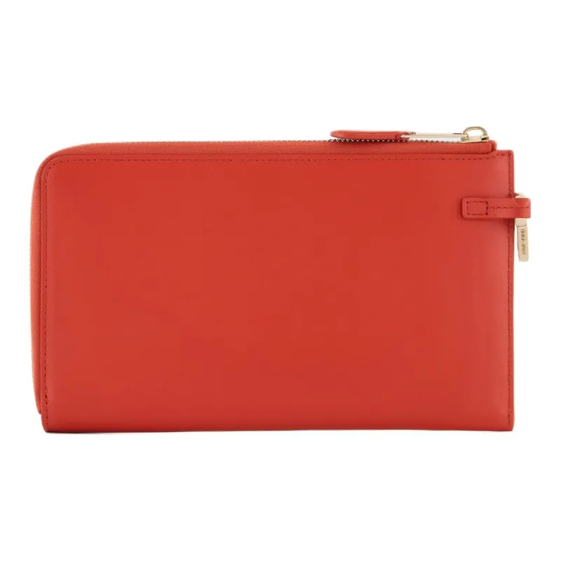 AMANI Cow Leather Wallet Women's Orange-1