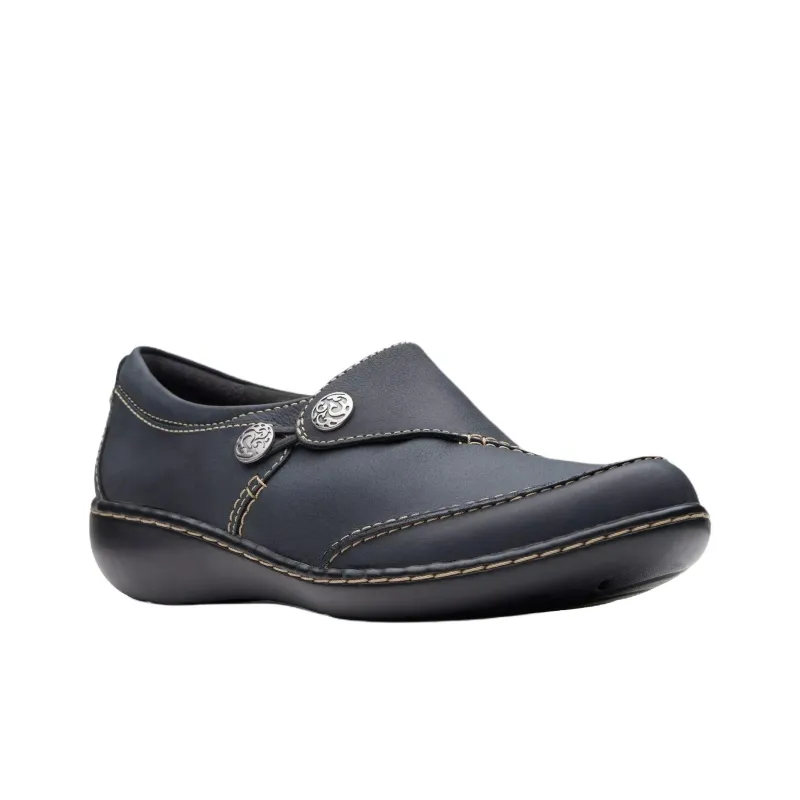 Clarks Ashland Lane Casual Single Shoes Women's Black-3