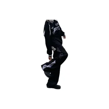 JIMI&JONS Casual Pants Unisex Black