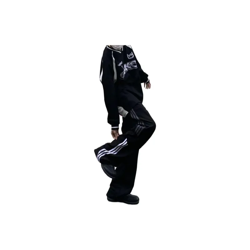 JIMI&JONS Casual Pants Unisex Black-0