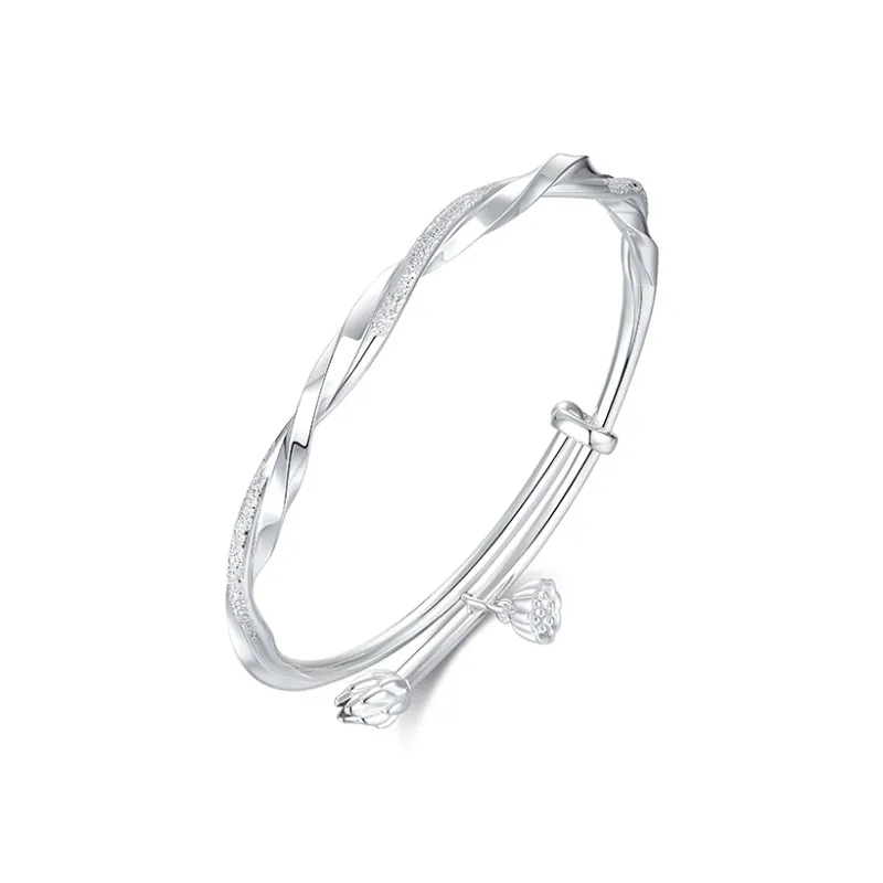 Wylyp 999 Fine Silver Bangles Women's-0