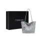 Silver+Shopping Bag