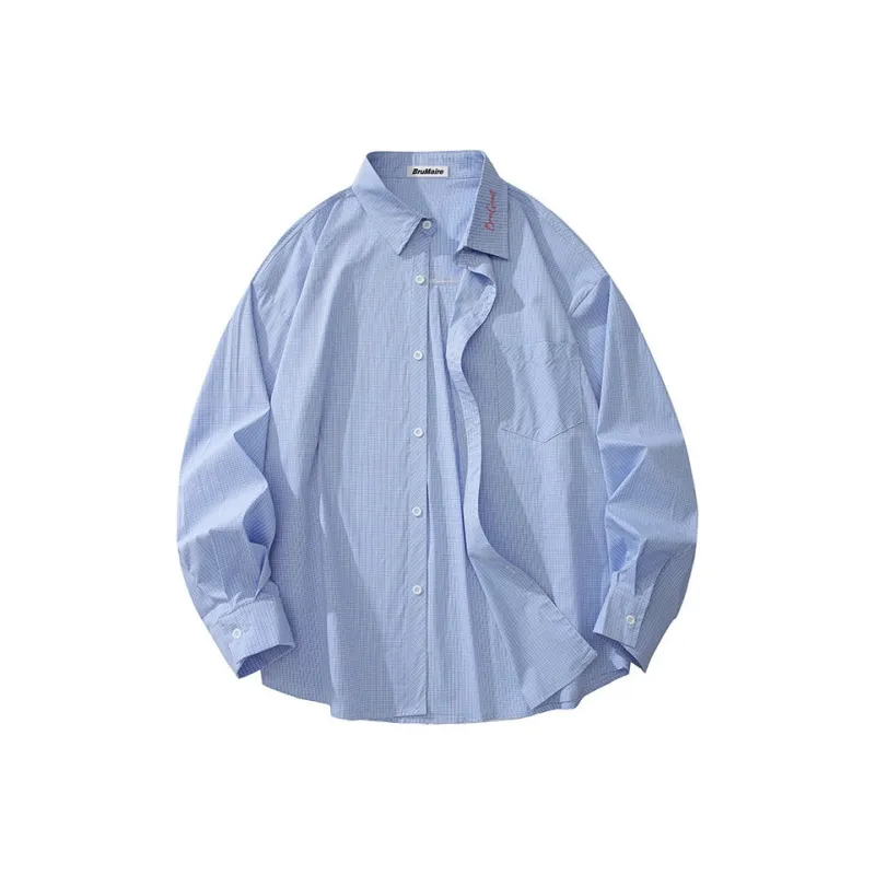 BRUMAIRE Shirt Unisex Sapphire Blue-5