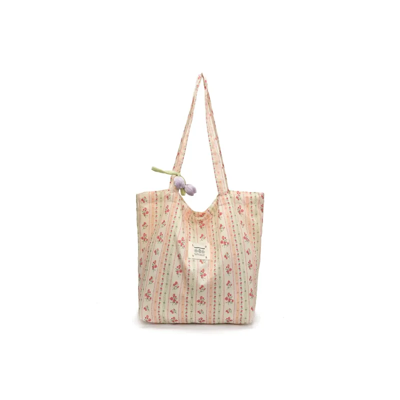 Bueno Oxford Shoulder Bag Regular Women's Pink/Blue-0
