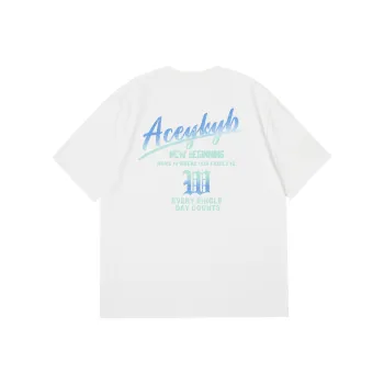 YK&YB T Shirts Unisex White