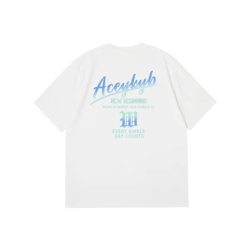 YK&YB T Shirts Unisex White-0