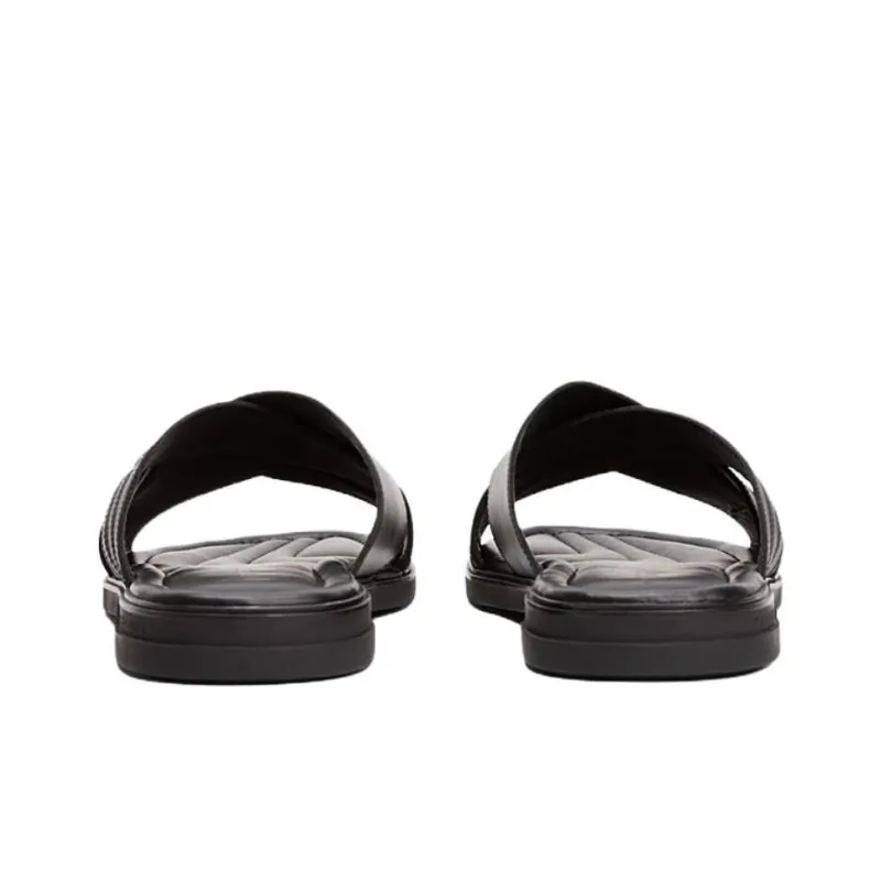 Tommy Hilfiger Rubber Sole Abrasion Resistant Slide Slippers Men's Black-4