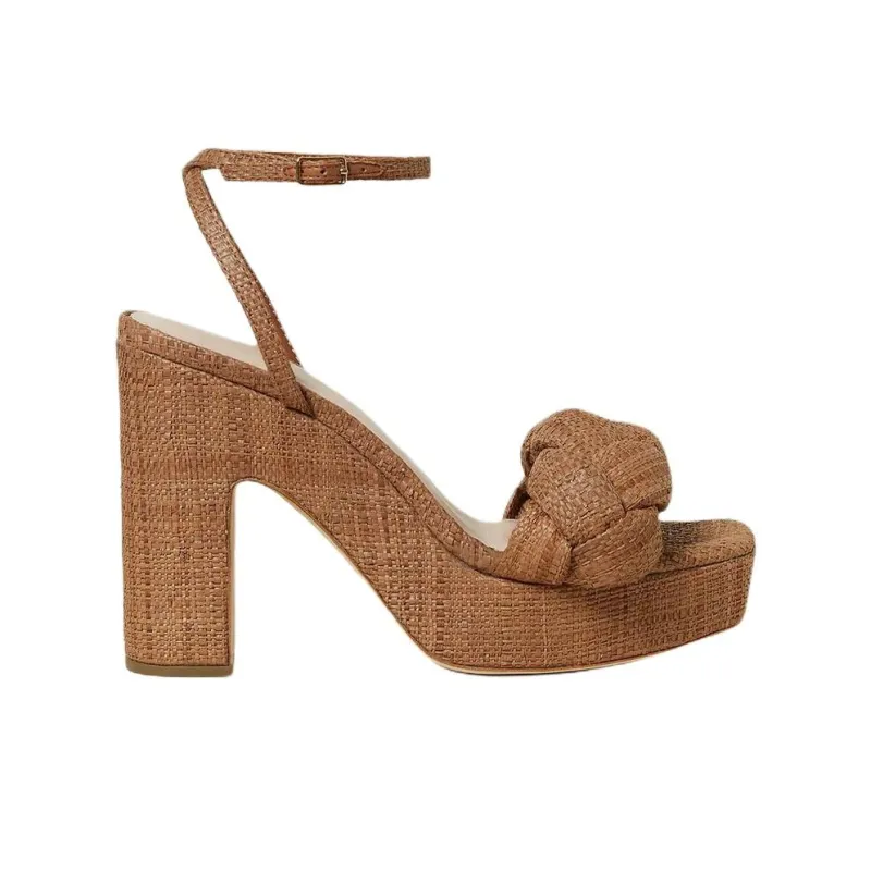 Loeffler Randall Fae One Strap Sandals 11.4cm Women's Brown-1