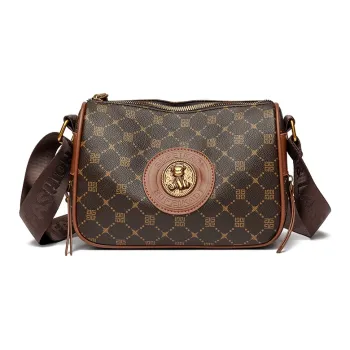 BLAKE FLEETO Abrasion Resistant Fabric Crossbody Bag, Shoulder Bag Women's Dark Brown