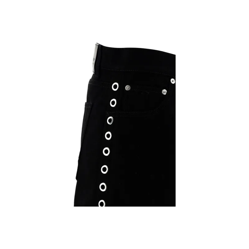 Alexander McQueen Eyelet Detailed Jeans-5