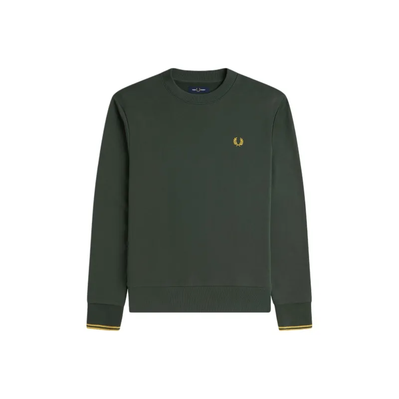 FRED PERRY Sweatshirt Men's Dark Green-0