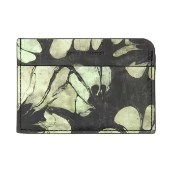 DRIES VAN NOTEN Leather Card Holder Women's Black & Multicolor