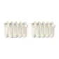 Ten pairs in white