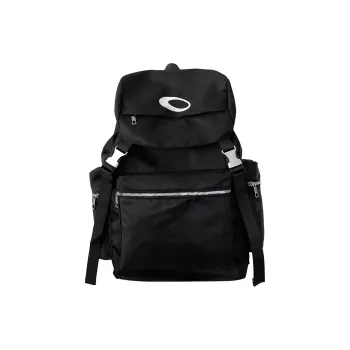 Vack Nylon Backpack Unisex Black