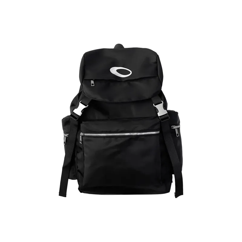Vack Nylon Backpack Unisex Black-0