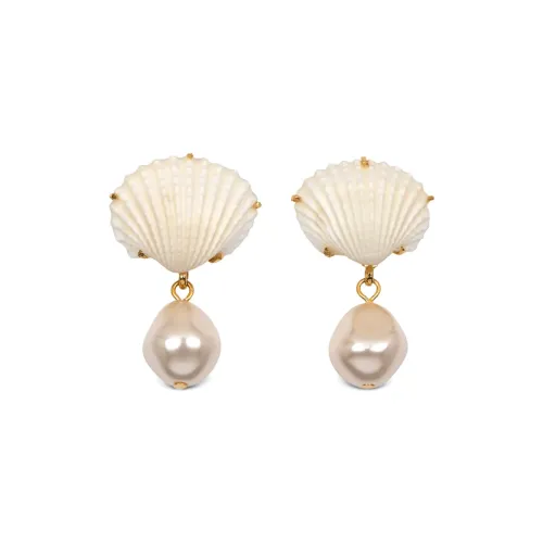Jennifer Behr Steel Earrings Women's White