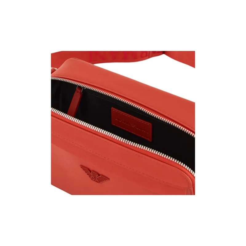 EMPORIO ARMANI PU Crossbody Bag Mini Women's Red-4