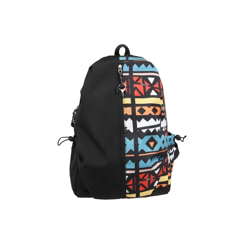 Vack Nylon Backpack Regular Unisex White/Red/Green/Blue-5