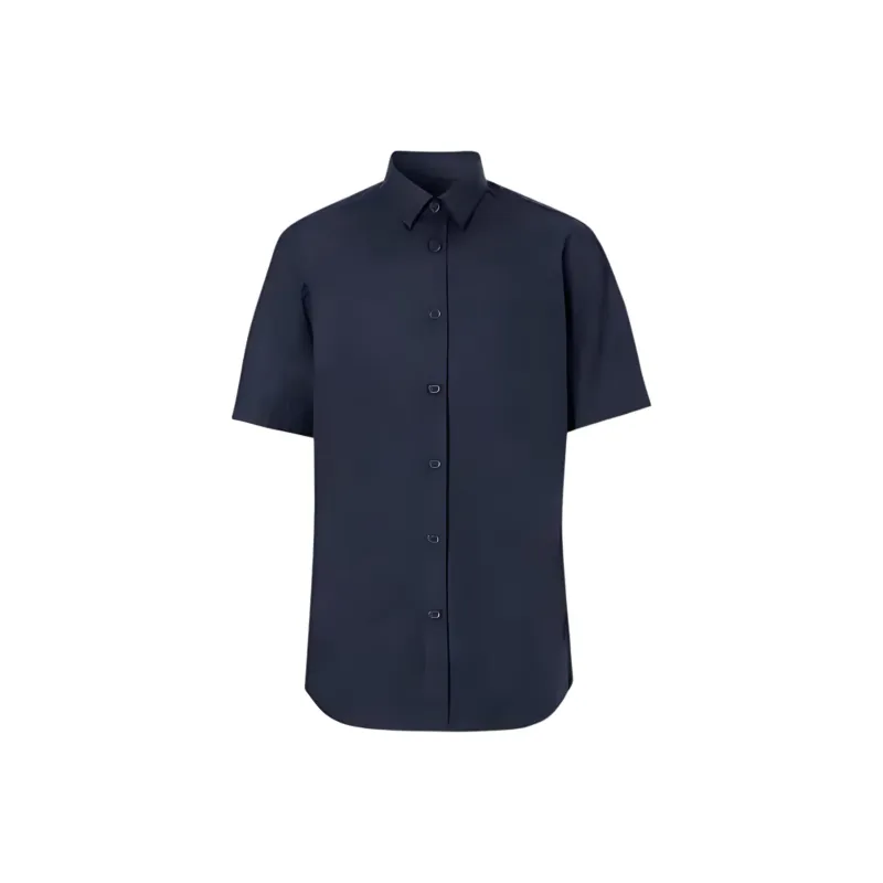 Burberry Shirt Men's Marine Blue-5