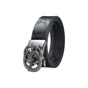 MILLIE'S Cow Split Leather Belts Men's 3.4cm