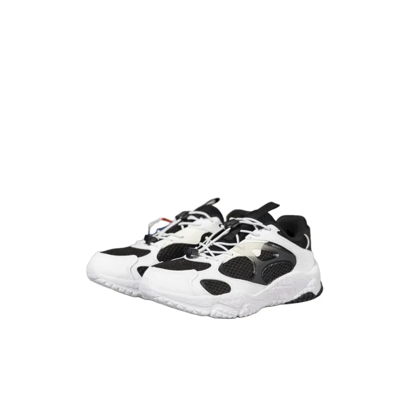 LINING YOUNG Anti Slip Wear Resistant Low Top Kids Lifestyle Shoes White Black Kids'-3