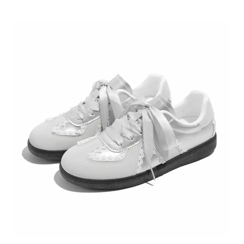 PIYOPIYO Low Top Skateboard Shoes Women's Silver-1