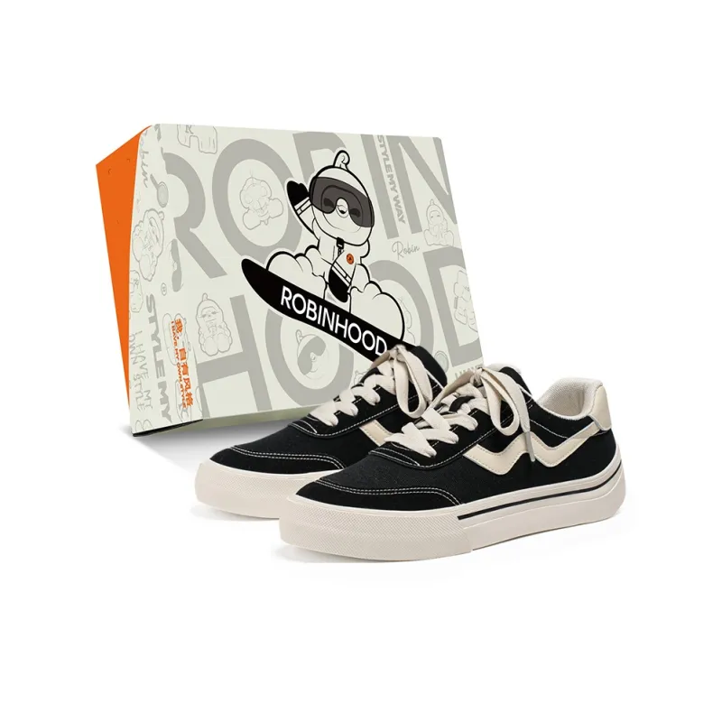 ROBINHOOD Slip Resistant, Abrasion Resistant, Breathable, Lightweight Coverage Low Top Canvas Shoes Men's-1