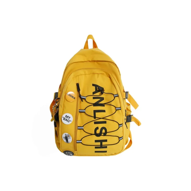 Vack Nylon Backpack Unisex Multicolor-13