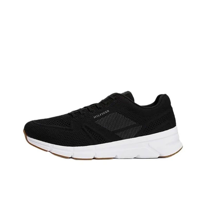 Tommy Hilfiger Trainers Anti Slip Wear Resistant Low Top Casual Shoes Men's Black-0