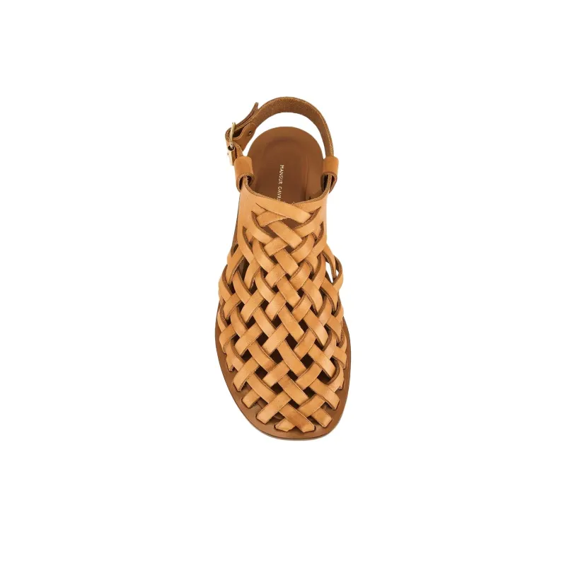 MANSUR GAVRIEL One Strap Sandals Women's Brown-4