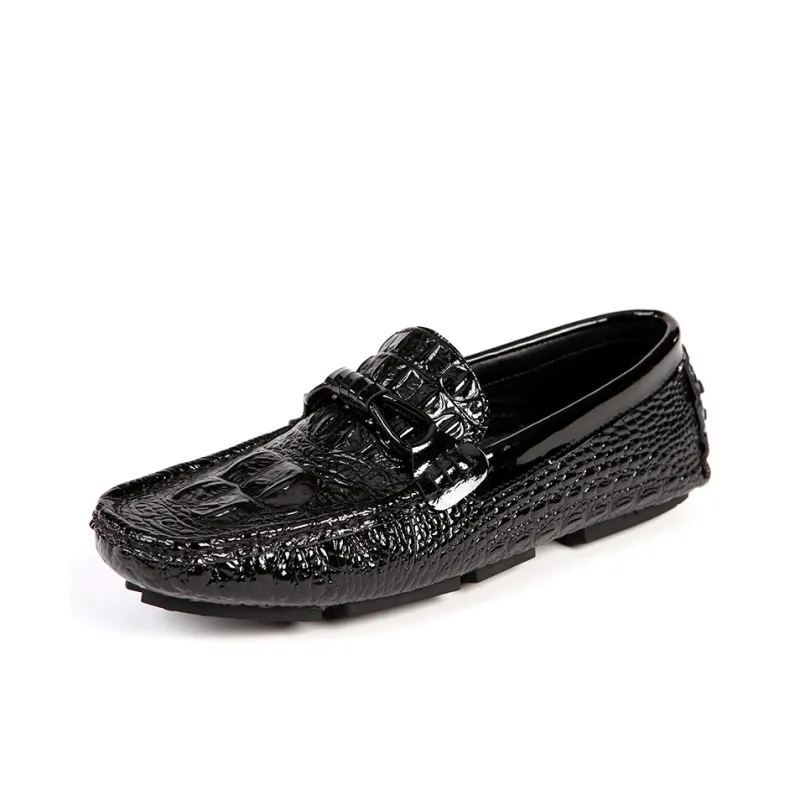 WESTLINK Gommino Loafers Men Black-1