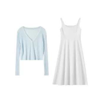 SENTUBILA Two Piece Skirt Sets Women's