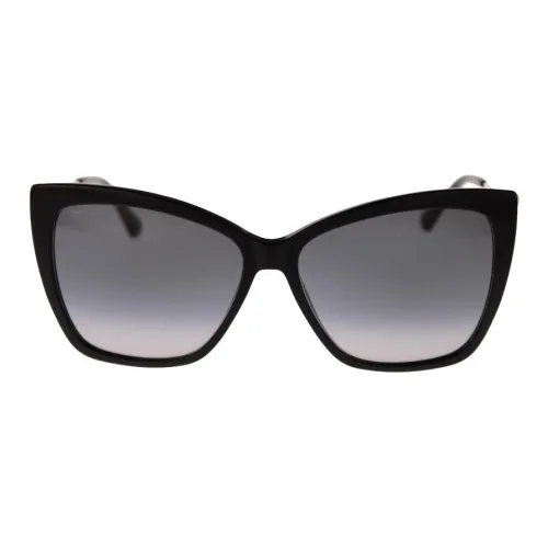 Jimmy Choo Acetate Cat Eye Sunglasses Women's Black