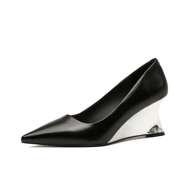GOSO Wedge Heel High Heels Women's-0