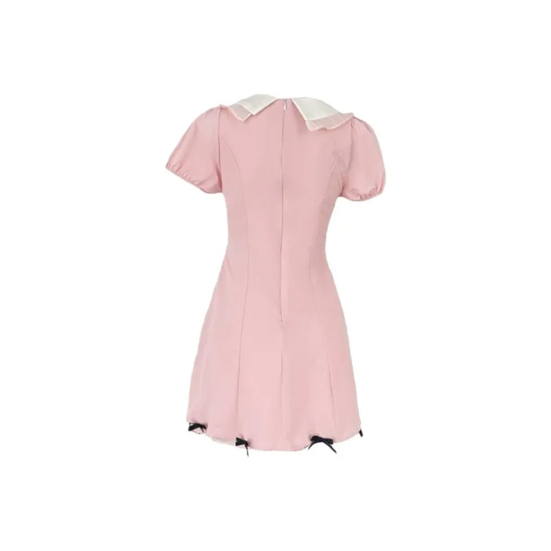 GUOZHEN Short Sleeved Dress Women's-5