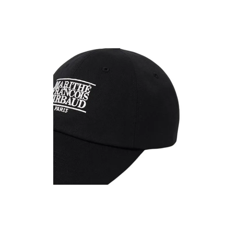 MARITHE FRANCOIS GIRBAUD Cotton Baseball Caps Unisex Black-2