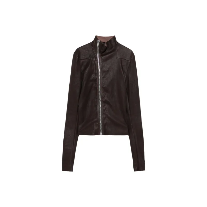 Gary Leather Zipped Jacket-0